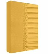 Prześcieradła - Prześcieradło, grube, jersey 100% bawełna, 140x200cm 140x200 miodowy, żółty - miniaturka - grafika 1