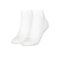 Skarpetki damskie - Skarpety Calvin Klein Footie Low Cut 2P (kolor Biały, rozmiar 39-42) - miniaturka - grafika 1