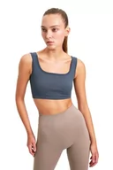 Biustonosze - Trendyol Damski sportowy biustonosz sportowy z kwadratowym kołnierzem, granatowy, M - miniaturka - grafika 1