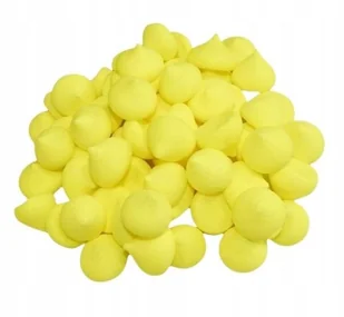 DEKORACJA POSYPKA małe bezy beziki żółte 2cm - 50g - Dodatki do ciast w proszku - miniaturka - grafika 1