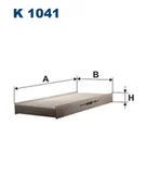 Filtry kabinowe - FILTRON Filtr kabinowy K1041 - miniaturka - grafika 1