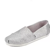 Espadryle damskie - TOMS Damskie espadryle Alpargata, srebrny - Silver - 36 EU - miniaturka - grafika 1