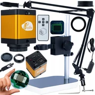 Mikroskopy i lupy - Rosfix Regulowany wysięgnik do mikroskopu cyfrowego ODM-180X 50mm + Platforma do ODM-100X 50mm i 40m + Kamera PEGASUS Pro KMPP-HDMI-TF 12mp Seria Pl.. - miniaturka - grafika 1