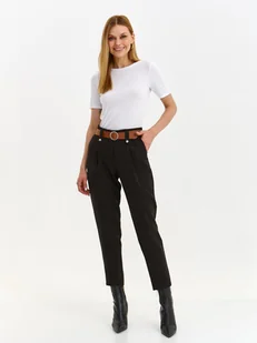 Spodnie damskie czarne - SSP4380CA spodnie długie - TOP SECRET - Odzieżowy sklep internetowy TOP SECRET - Spodnie damskie Spodnie damskie czarne - SSP4380CA spodnie długie - TOP SECRET - Odzieżowy sklep internetowy TOP SECRET - Spodnie damskie - miniaturka - grafika 1