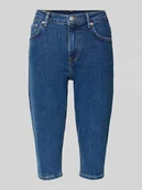 Spodnie damskie - Bermudy o kroju slim fit z wpuszczanymi kieszeniami - miniaturka - grafika 1