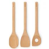 Pozostałe akcesoria kuchenne - Brabantia Nowości Zestaw kuchenny 3 łyżki drewniane Profile 260681 260681 - miniaturka - grafika 1