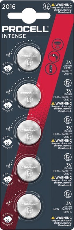 Duracell Duracell Batterie Procell - CR2016 Intense Lithium 5er Blis