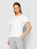 Koszulki i topy damskie - Tommy Jeans T-Shirt Tjw C Neck DW0DW09194 Biały Slim Fit - miniaturka - grafika 1