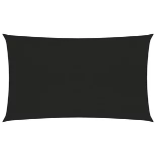 vidaXL Żagiel przeciwsłoneczny, 160 g/m, czarny, 5x8 m, HDPE 311743 - Parasole ogrodowe - miniaturka - grafika 1