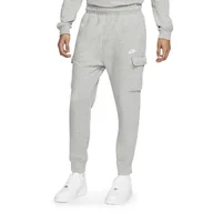Spodnie męskie - Spodnie Nike Sportswear Club Fleece CD3129-063 - szare - miniaturka - grafika 1