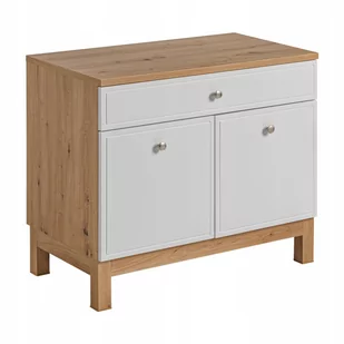 Comad Szafka pod umywalkę Samoa White 90 - Szafki łazienkowe - miniaturka - grafika 1