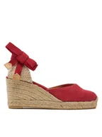 Espadryle damskie - Castañer Espadryle Carina/6/002 021644 Czerwony - miniaturka - grafika 1