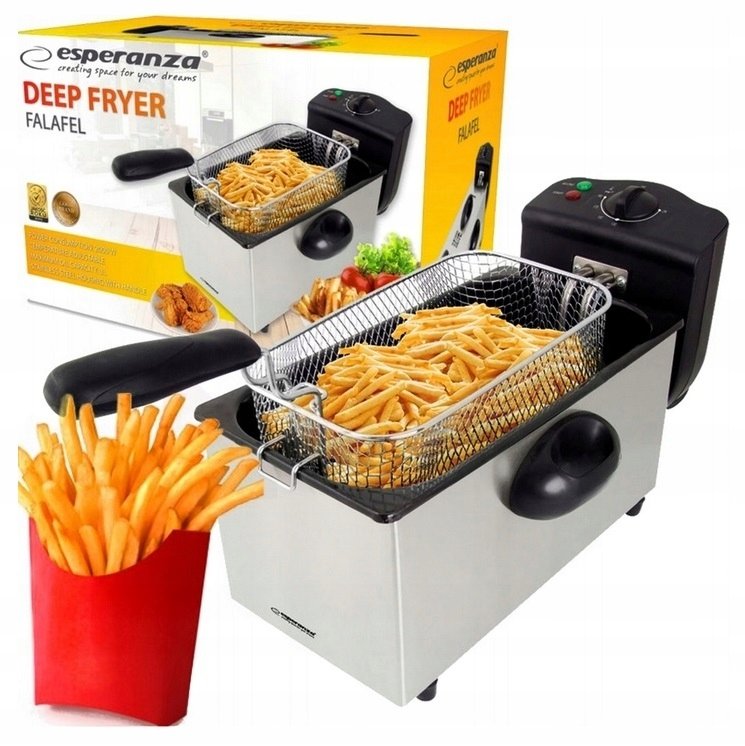 Frytkownica Frytownica XXL Mocna Duża Olejowa 3L 2000W