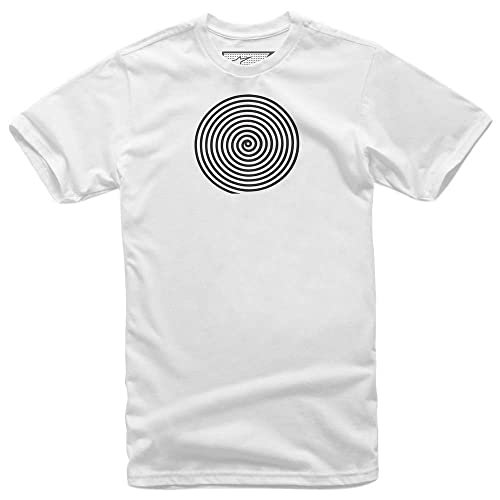 Alpinestars Oscar Spiral męska koszulka z krótkim rękawem, biało-czarna, M, biały czarny, M