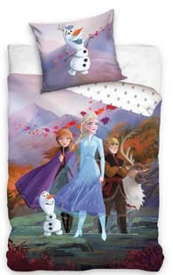Pościel 140x200 Frozen Kraina Lodu Anna Elsa - Pościel dla dzieci - miniaturka - grafika 1