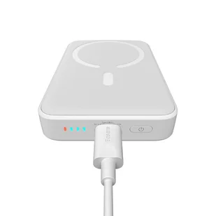 Baseus Magnetic Mini Power Bank 10000mAh 20W z ładowaniem bezprzewodowym MagSafe Overseas Edition - uniwersalny - Powerbanki - miniaturka - grafika 7