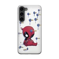 Etui i futerały do telefonów - Etui Deadpool 005 Marvel Nadruk pełny Biały Producent: Samsung, Model: S23 PLUS - miniaturka - grafika 1