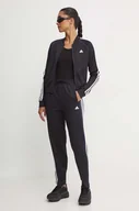 Dresy damskie - adidas dres Teamsport damski kolor czarny IX1106 - miniaturka - grafika 1