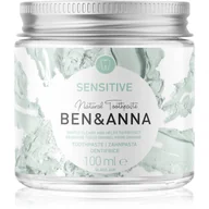 Pasty do zębów - Ben&Anna Ben&Anna Natural Toothpaste naturalna pasta do wrażliwych zębów z rokietnikiem rumiankiem i aloesem Sensitive 100ml - miniaturka - grafika 1