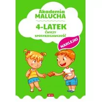 4-Latek Ćwiczy Spostrzegawczość Akademia Malucha Praca zbiorowa - Książki edukacyjne - miniaturka - grafika 1