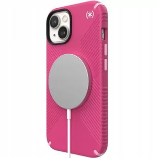 Speck Etui Presidio2 Grip MagSafe do Apple iPhone 14 Plus Różowy - Etui i futerały do telefonów - miniaturka - grafika 2