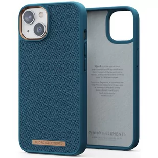 Njord by Elements Etui z tkaniny Tonal do iPhone 14 ciemny morski - Etui i futerały do telefonów - miniaturka - grafika 1