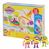 Masy plastyczne - PLAY-DOH CIASTOLINA Forma Kanapek Tosty 5 Tubek PlaDoh Hasbro - miniaturka - grafika 1