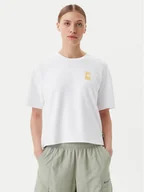 Koszulki i topy damskie - Fila T-Shirt Lisakovsk FAW1044 Biały Loose Fit - miniaturka - grafika 1