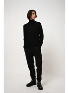 Swetry męskie - AUTHENTIC CASHMERE Kaszmirowy golf "Bange" w kolorze czarnym - miniaturka - grafika 1