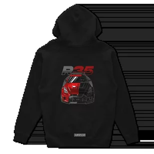 Bluza z kapturem Skyline GT-R R35 Liberty Walk-XS - Odzież do sportów motorowych - miniaturka - grafika 1
