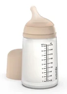 Butelki dla niemowląt - SUAVINEX BUTELKA ZERO ZERO 270ML REGULOWANY PRZEPŁYW 3m+ SILIKON - miniaturka - grafika 1