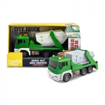 Auto miejskie Śmieciarka z kontenerem Funny Toys For Boys - Samochody i pojazdy dla dzieci - miniaturka - grafika 1