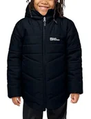Kurtki i płaszcze dla chłopców - Jack Wolfskin SOLYD INS COAT G płaszcz dziecięcy unisex, nocny niebieski/nocny niebieski - miniaturka - grafika 1