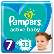 Pieluchy - Pampers Active Baby 7 XXLarge 33szt - miniaturka - grafika 1