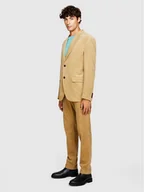 Marynarki męskie - Sisley Marynarka 2SFRSW01B Beżowy Slim Fit - miniaturka - grafika 1