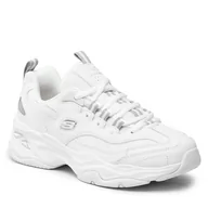 Sneakersy damskie - SKECHERS Sneakersy Fresh Diva 149492/WGY White/Gray - miniaturka - grafika 1