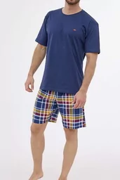 Bawełniana piżama męska Cornette 326/265 Flag 3-5XL - Piżamy męskie - miniaturka - grafika 1