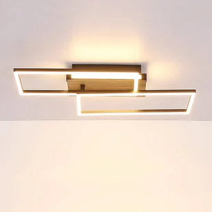 Globo Lampa sufitowa LED Colli, szerokość 49 cm, ciemne drewno, drewno - Lampy sufitowe - miniaturka - grafika 3