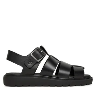 Sandały Calvin Klein Jeans Sq Molded Sdl Fisherman Mg Wn YW0YW01700 Czarny - Sandały damskie - miniaturka - grafika 1