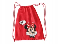 Torby szkolne - WOREK DO SZKOŁY WF/BUTY MYSZKA MINNIE + IMIĘ - miniaturka - grafika 1