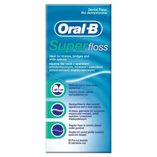 Oral-B Oral-B Super Floss - Nici dentystyczne - miniaturka - grafika 1