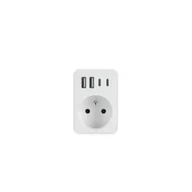 Przedłużacze i rozgałęźniki - Plast-Rol Rozgałęźnik jednokrotny 2xusb + 2xusb c - miniaturka - grafika 1