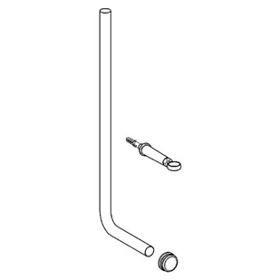 GROHE 37107000 Flush Pipe - Pisuary - miniaturka - grafika 1