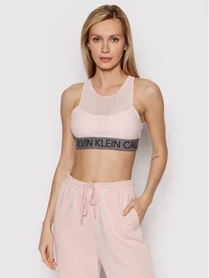 Calvin Klein Performance Biustonosz sportowy Medium Support Sports 00GWF1K108 Różowy - Bielizna sportowa damska - miniaturka - grafika 1