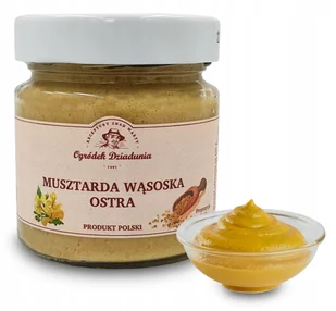 Ogródek Dziadunia Musztarda Wąsoska Ostra 210g - Musztardy - miniaturka - grafika 1