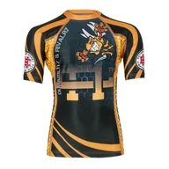 Kimona, stroje i obuwie - Rashguard dla dzieci do MMA z krótkim rękawem EXTREME HOBBY ANGRY WASP - miniaturka - grafika 1