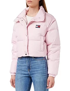 Tommy Hilfiger Damska kamizelka Tjw Crop Crop kamizelka puchowa wyściełane kurtki, francuska orchidea, XL, Francuska orchidea, XL - Kamizelki damskie - miniaturka - grafika 1