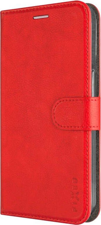 Etui na telefon komórkowy iPhone 16e, Fixed Book Case Opus, czerwone
