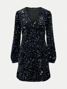 Pieces Sukienka koktajlowa 17133626 Czarny Slim Fit - Sukienki - miniaturka - grafika 1