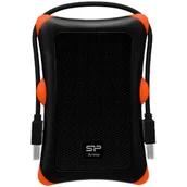 Obudowy i kieszenie na dyski twarde - SILICON POWER Kieszeń na dysk SSD/HDD Silicon Power Armor A30 Black USB 3.0 Wstrząsoodporna SP000HSPHDA30S3K - miniaturka - grafika 1